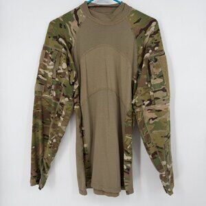 US Army Combat Shirt Camo USGI Military Flame Resistant FR Mens Size Small